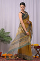 Premium Hand Block Printed Kota Doria Saree