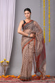 Premium Hand Block Printed Kota Doria Saree