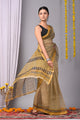 Premium Hand Block Printed Kota Doria Saree