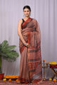 Premium Hand Block Printed Kota Doria Saree