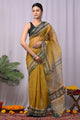 Premium Hand Block Printed Kota Doria Saree