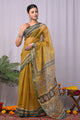 Premium Hand Block Printed Kota Doria Saree