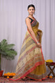 Premium Hand Block Printed Kota Doria Saree