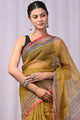 Premium Hand Block Printed Kota Doria Saree
