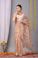 Premium Hand Block Printed Kota Doria Saree