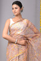 Premium Hand Block Printed Kota Doria Saree