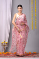 Premium Hand Block Printed Kota Doria Saree