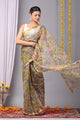 Premium Hand Block Printed Kota Doria Saree
