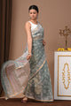 Premium Hand Block Printed Kota Doria Saree
