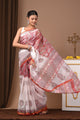 Premium Hand Block Printed Kota Doria Saree