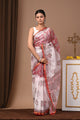 Premium Hand Block Printed Kota Doria Saree