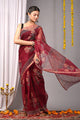 Premium Hand Block Printed Kota Doria Saree