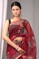 Premium Hand Block Printed Kota Doria Saree