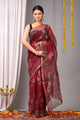 Premium Hand Block Printed Kota Doria Saree