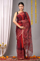 Premium Hand Block Printed Kota Doria Saree