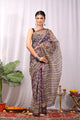 Premium Hand Block Printed Kota Doria Saree