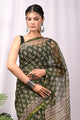 Premium Hand Block Printed Kota Doria Saree
