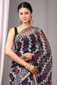 Premium Hand Block Printed Kota Doria Saree