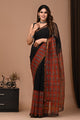 Premium Hand Block Printed Kota Doria Saree