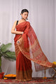 Premium Hand Block Printed Kota Doria Saree