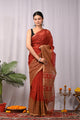 Premium Hand Block Printed Kota Doria Saree