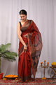 Premium Hand Block Printed Kota Doria Saree