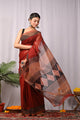 Premium Hand Block Printed Kota Doria Saree