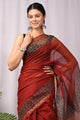 Premium Hand Block Printed Kota Doria Saree