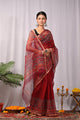 Premium Hand Block Printed Kota Doria Saree