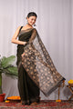 Premium Hand Block Printed Kota Doria Saree
