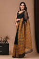 Premium Hand Block Printed Kota Doria Saree