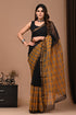 Premium Hand Block Printed Kota Doria Saree