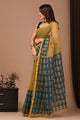 Premium Hand Block Printed Kota Doria Saree