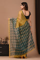 Premium Hand Block Printed Kota Doria Saree