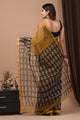 Premium Hand Block Printed Kota Doria Saree