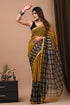 Premium Hand Block Printed Kota Doria Saree
