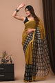 Premium Hand Block Printed Kota Doria Saree