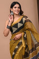 Premium Hand Block Printed Kota Doria Saree