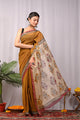 Premium Hand Block Printed Kota Doria Saree