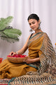 Premium Hand Block Printed Kota Doria Saree