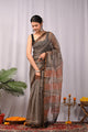 Premium Hand Block Printed Kota Doria Saree
