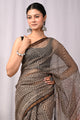 Premium Hand Block Printed Kota Doria Saree