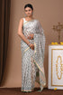 Premium Hand Block Printed Kota Doria Saree