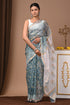 Premium Hand Block Printed Kota Doria Saree