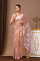 Premium Hand Block Printed Kota Doria Saree