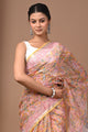 Premium Hand Block Printed Kota Doria Saree