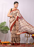 Elegant Bagru Print Chanderi Silk Saree