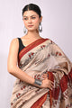 Elegant Bagru Print Chanderi Silk Saree