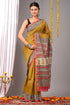 Luxury Block Printed Chanderi Silk Saree (Bagru Print)