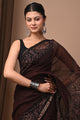 Premium Hand Block Printed Kota Doria Saree